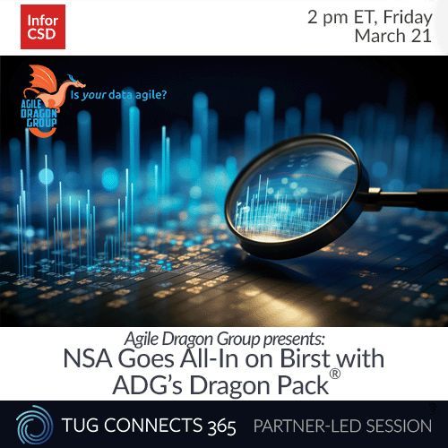 TUGconnects's tweet image. Coming tomorrow! Discover why NSA now recommends Birst as the go-to solution for all their customers and has partnered exclusively with ADG for Birst services and solutions! Register here: buff.ly/UieOdH9 

#InforDistribution
#Distribution
#TC365
#TUGConnects365
#BIRST