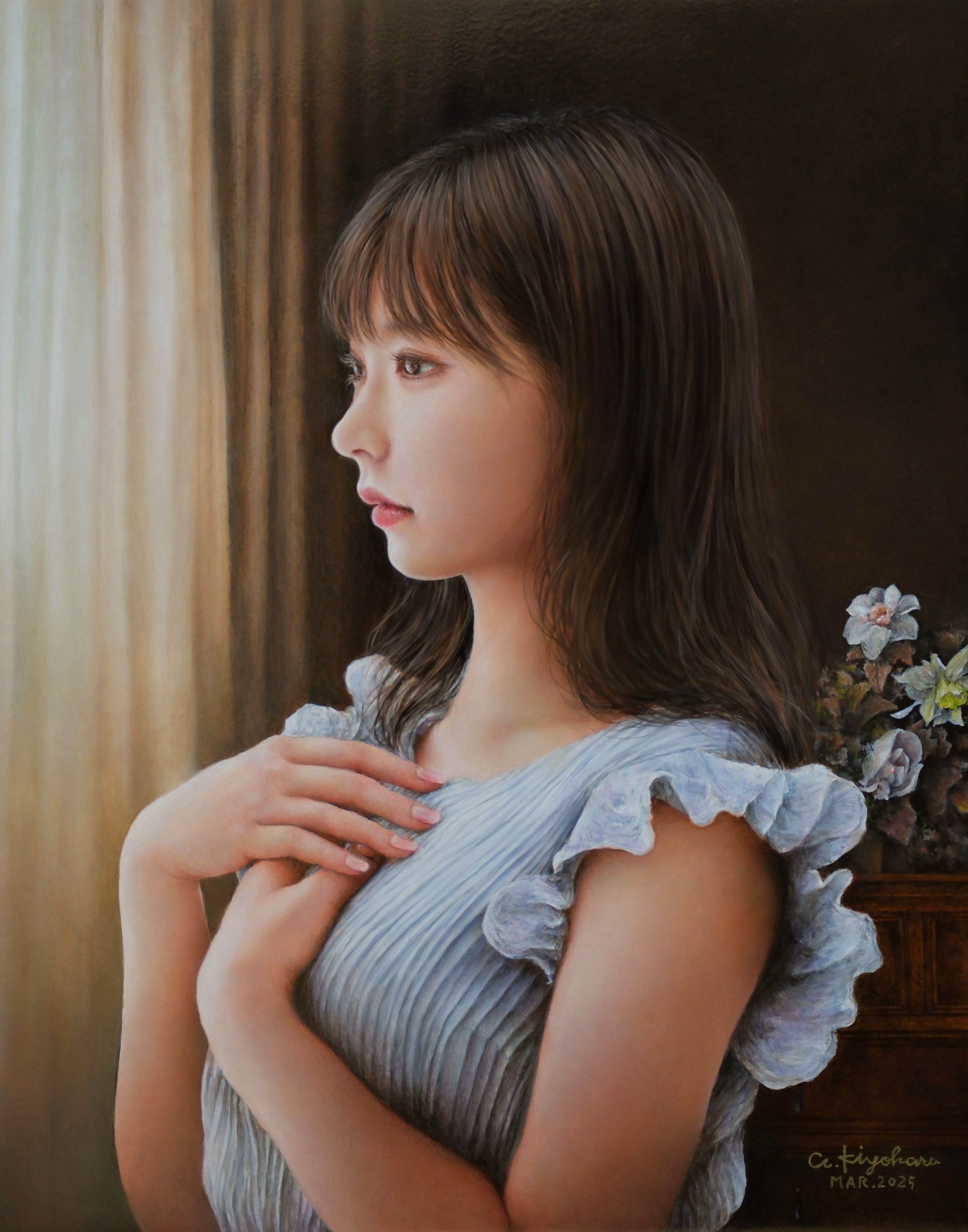 写実画ヨアンナ・ティウニン【雪の街角】油彩画 NEWoMan YOKOHAMA × The Chain Museum Vol.11 | ArtSticker