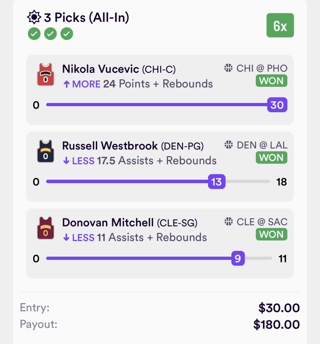 nfparlay's tweet photo. Cash it β
#NBA #GamblingX #DabblePicks https://t.co/0sRZkoWujC