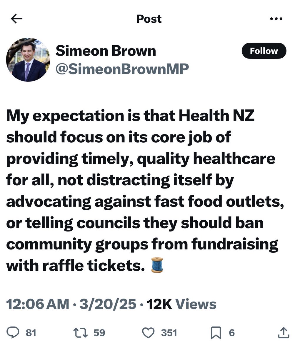 Helen Clark (@helenclarknz) on Twitter photo Further proof that #NZ Minister of Health thinks health equates to healthcare, & has no understanding of the wider social & commercial determinants which influence health status. Obesogenic environments, for ex, have a profound impact on peoples’/communities’ health. <a href="/HealthCoA/">Health Coalition Aotearoa</a> Further proof that #NZ Minister of Health thinks health equates to healthcare, & has no understanding of the wider social & commercial determinants which influence health status. Obesogenic environments, for ex, have a profound impact on peoples’/communities’ health. <a href="/HealthCoA/">Health Coalition Aotearoa</a>