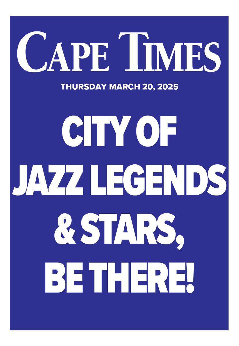 CapeTimesSA's tweet photo. 🗞In today's edition of the #CapeTimes... https://t.co/DUHB14gfbG