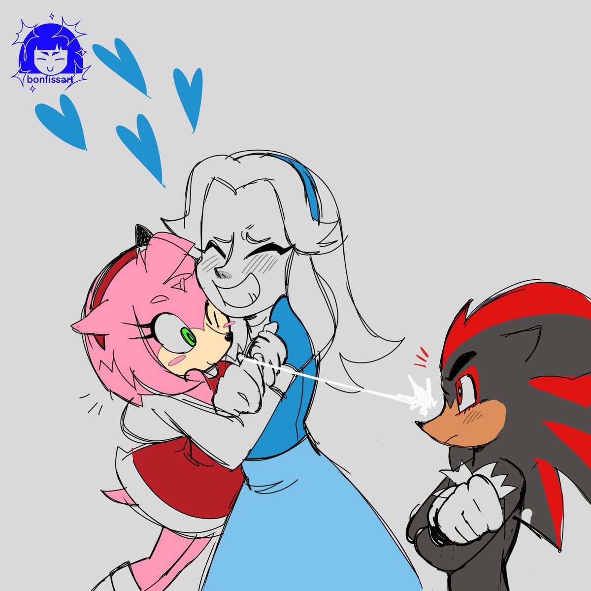 bonfissart's tweet photo. In fact, they were both struck by her cuteness
.
.
.
#shadamy #amyrose #ShadowTheHedghehog #MariaRobotnik https://t.co/3oVIyHNdcS