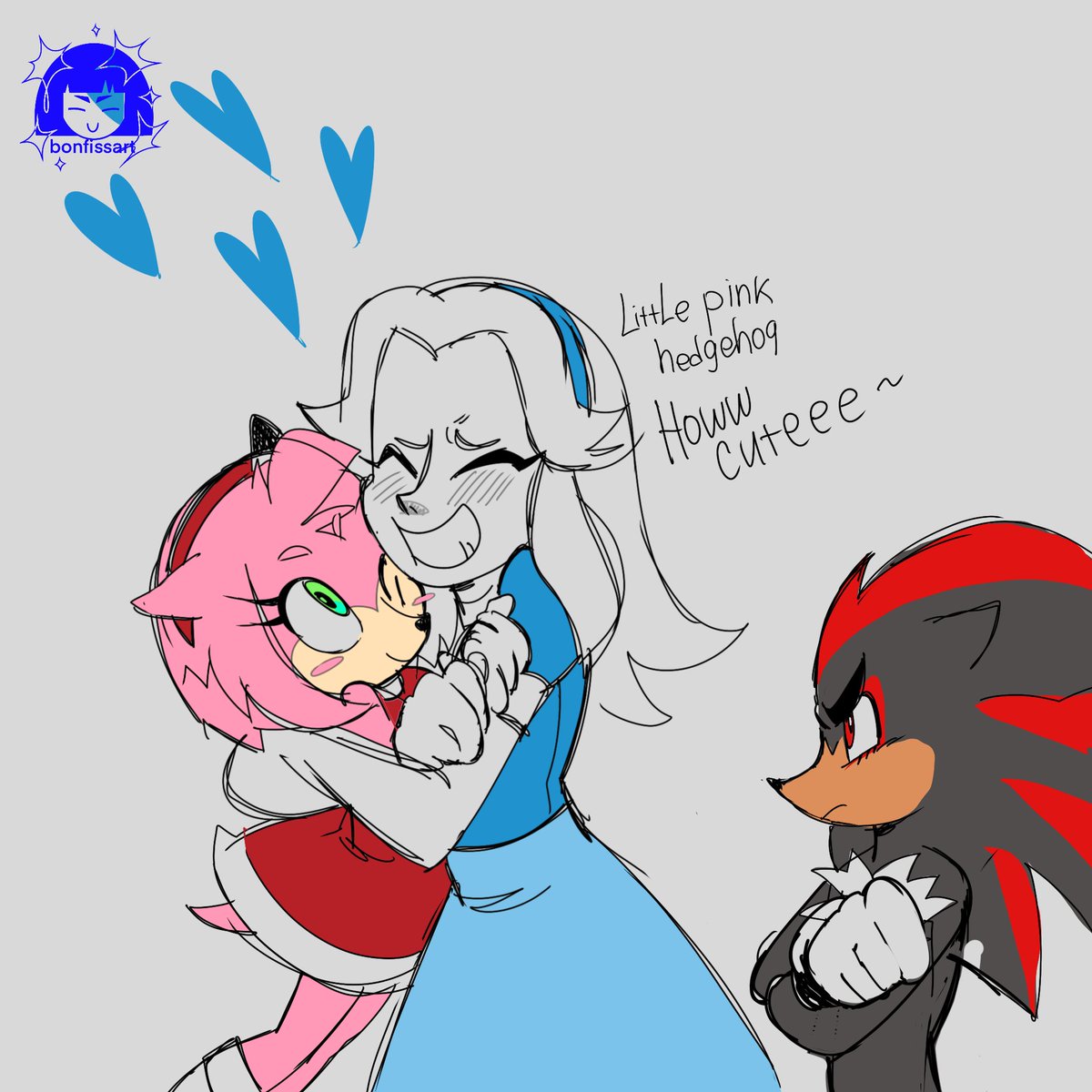 bonfissart's tweet photo. In fact, they were both struck by her cuteness
.
.
.
#shadamy #amyrose #ShadowTheHedghehog #MariaRobotnik https://t.co/3oVIyHNdcS