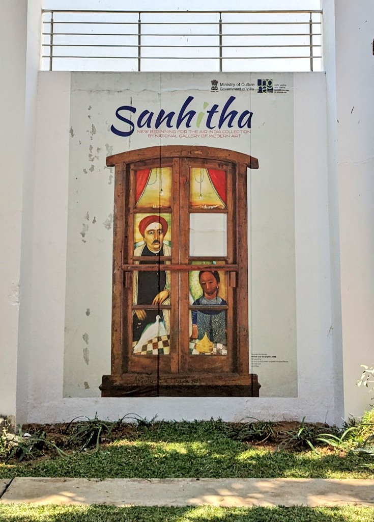 Air India's collection of art works is on display <a href="/NGMABengaluru/">NGMA Bengaluru</a> Excellent curation by Darshan Kumar &amp; Subarna Patro. Kudos to the director Priyanka Francis for bringing it first to Bengaluru.

From Dali to the greatest masters of a India, they have it all

1/n

More 👇🏽
