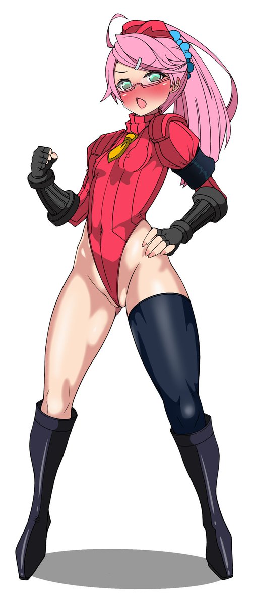 親衛隊スーツのしづねちゃんも全身ver用意しました。

細かい手直しもして昨日の茉莉お嬢様とセットのやつもどうぞ。 