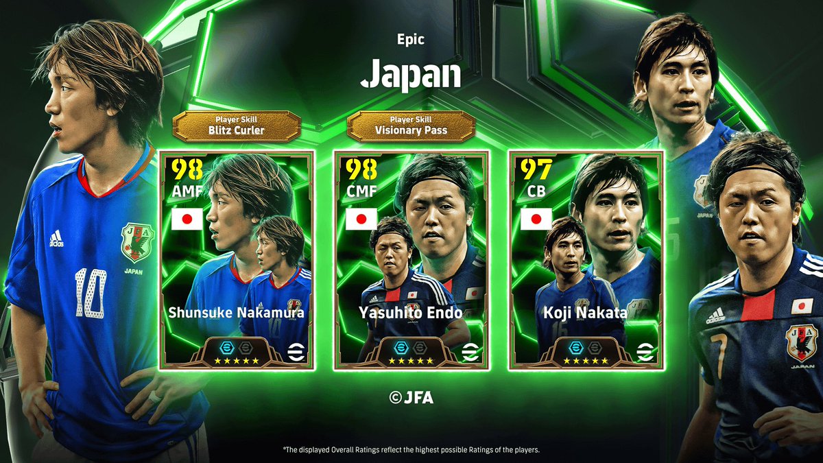 ✓本日からのエピック 🇯🇵Japan エピック 🇯🇵中村俊輔 +ブリッツ