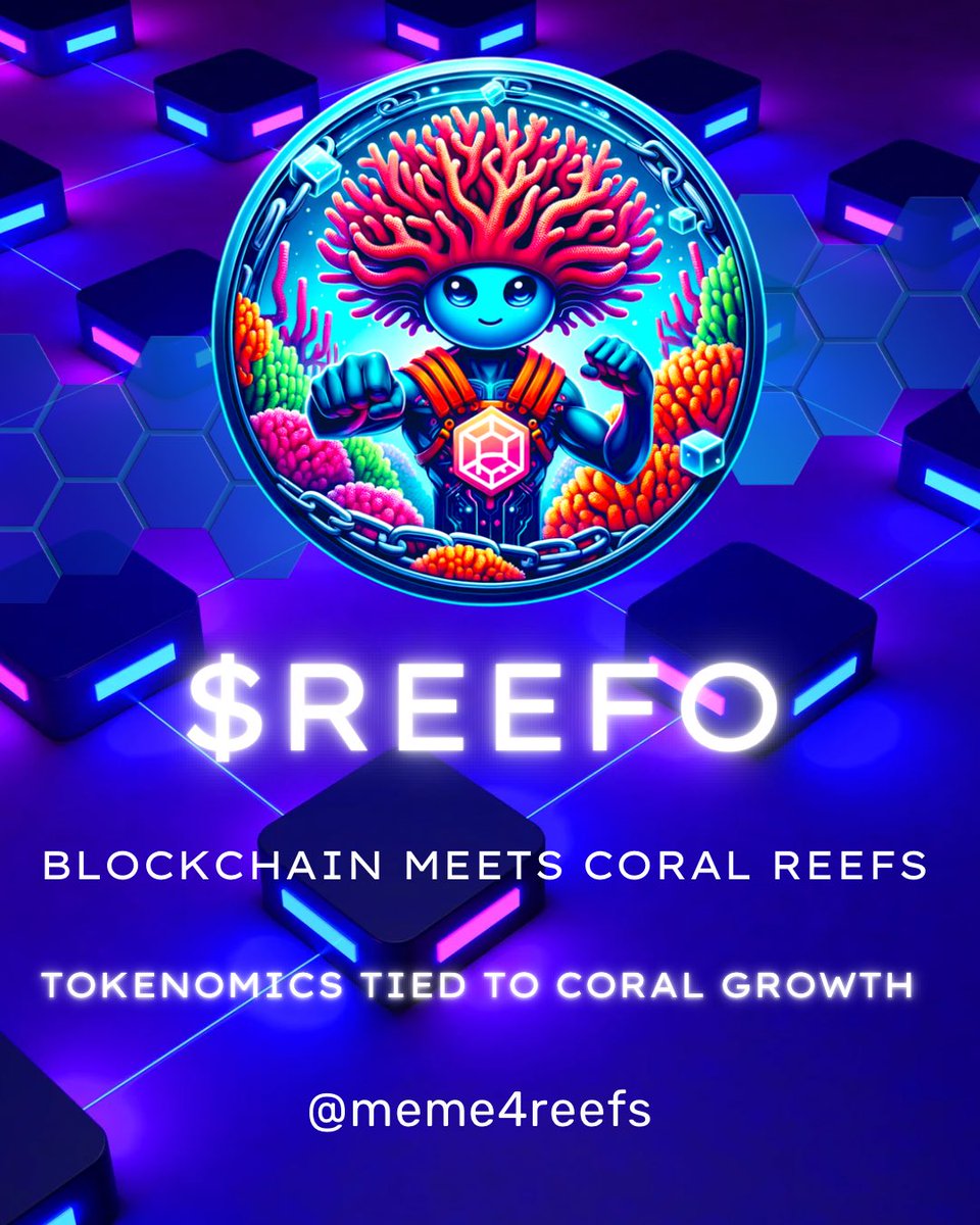 reefoSol's tweet photo. $REEFO: Where Coral Meets Code—No Rugs, Just Revolution 🌊🪸🚀  

 $REEFO’s squad—coders, ocean geeks, and bio wizards—ain’t here for the quick rug life. We’ve seen the scams, learned from the champs, and now we’re dropping a protocol that’s the real deal: coral growth tracked by IoT telemetry powers your smart contract airdrops, while burns keep it tight. 🌿🔥  

  Snipers? Not on our watch. Our liquidity’s locked with a sniper-slaying strategy. 

This is blockchain syncing with biology to stack value and save reefs. Follow @REEFO—join a team that’s all in for YOU and the ocean. 🌍💰  
  #REEFO #RugProof #SolanaCrypto