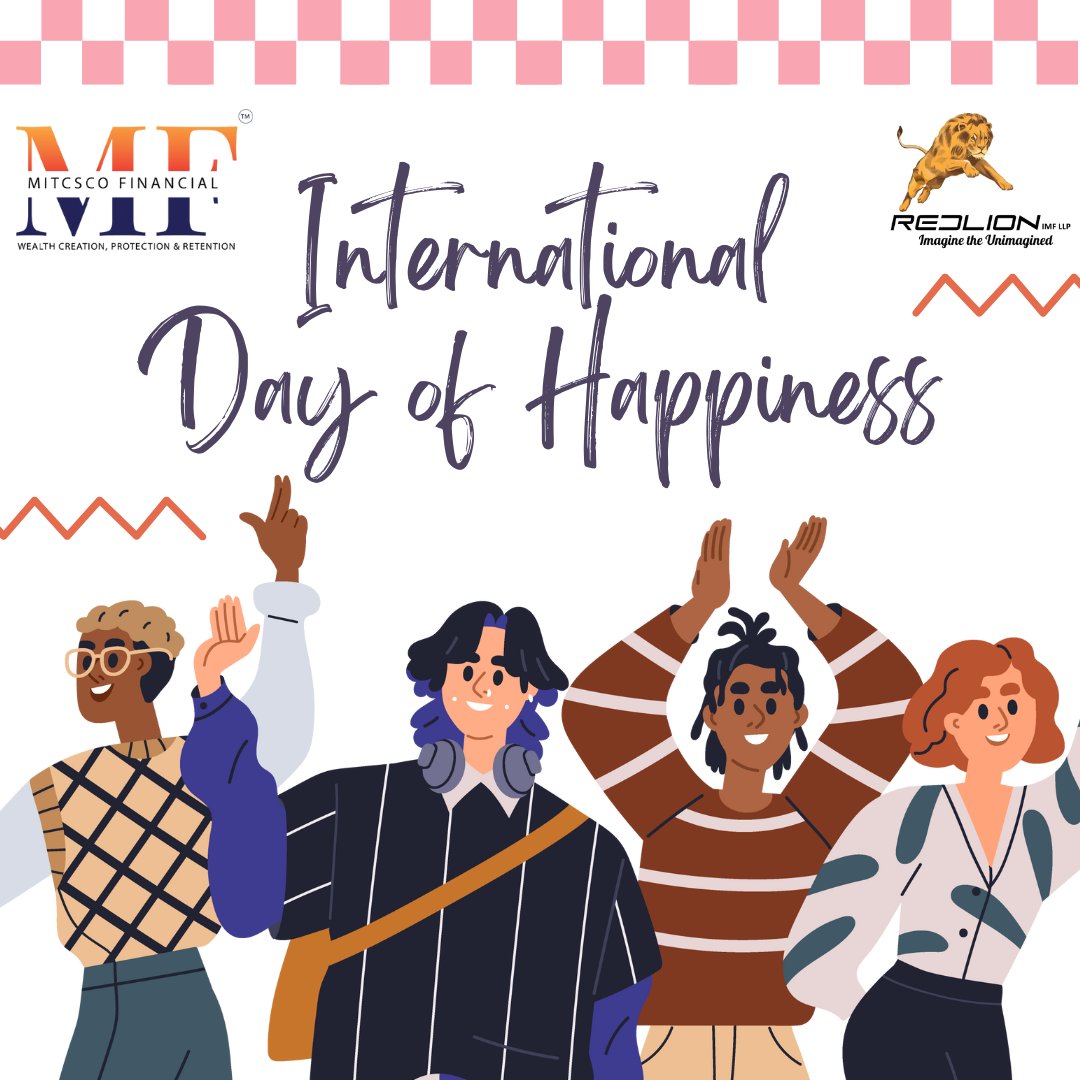 mitcsco's tweet image. Happiness is celebrating life with confidence! Insure your future and enjoy peace of mind. 😃💖 #happylife❤️ #securesmiles #internationaldayofhappiness #mitcscofinancial #redlionimf