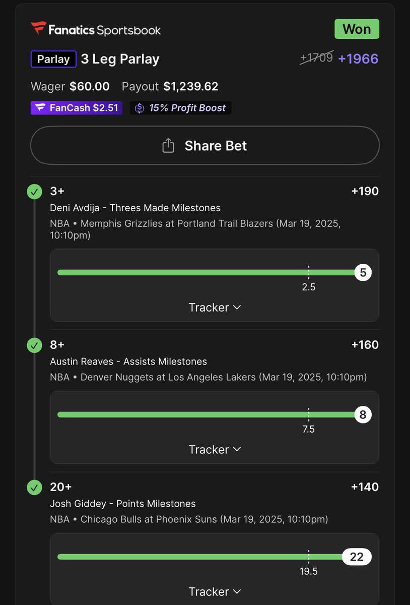 jakejjones's tweet photo. @FettyBert  Even when you guys come up short it’s ridiculously close. Of all the discords I have joined these have been the absolute best reads. I always play your plays twice for the cash outs but we rode it out. Thank you guys. https://t.co/voHHIqRMeN