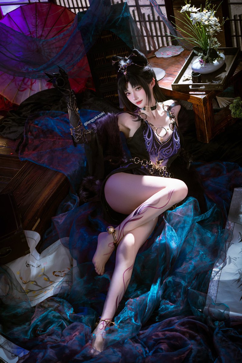 Partner: @huaxiuu 
#NARAKABLADEPOINT #玉玲珑 #コスプレ #cosplay https://t.co/5A77CcV5c9