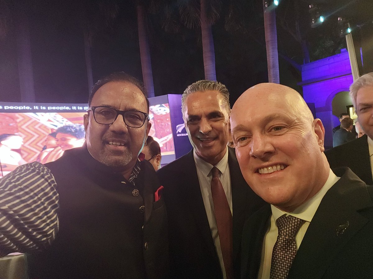 Thank you, H.E. Patrick J Rata, for inviting me to the reception for The Right Honourable <a href="/chrisluxonmp/">Christopher Luxon</a>, Prime Minister of New Zealand, at the High Commission on Tuesday. It was an honor to meet the PM during his successful bilateral visit with a strong business delegation. His