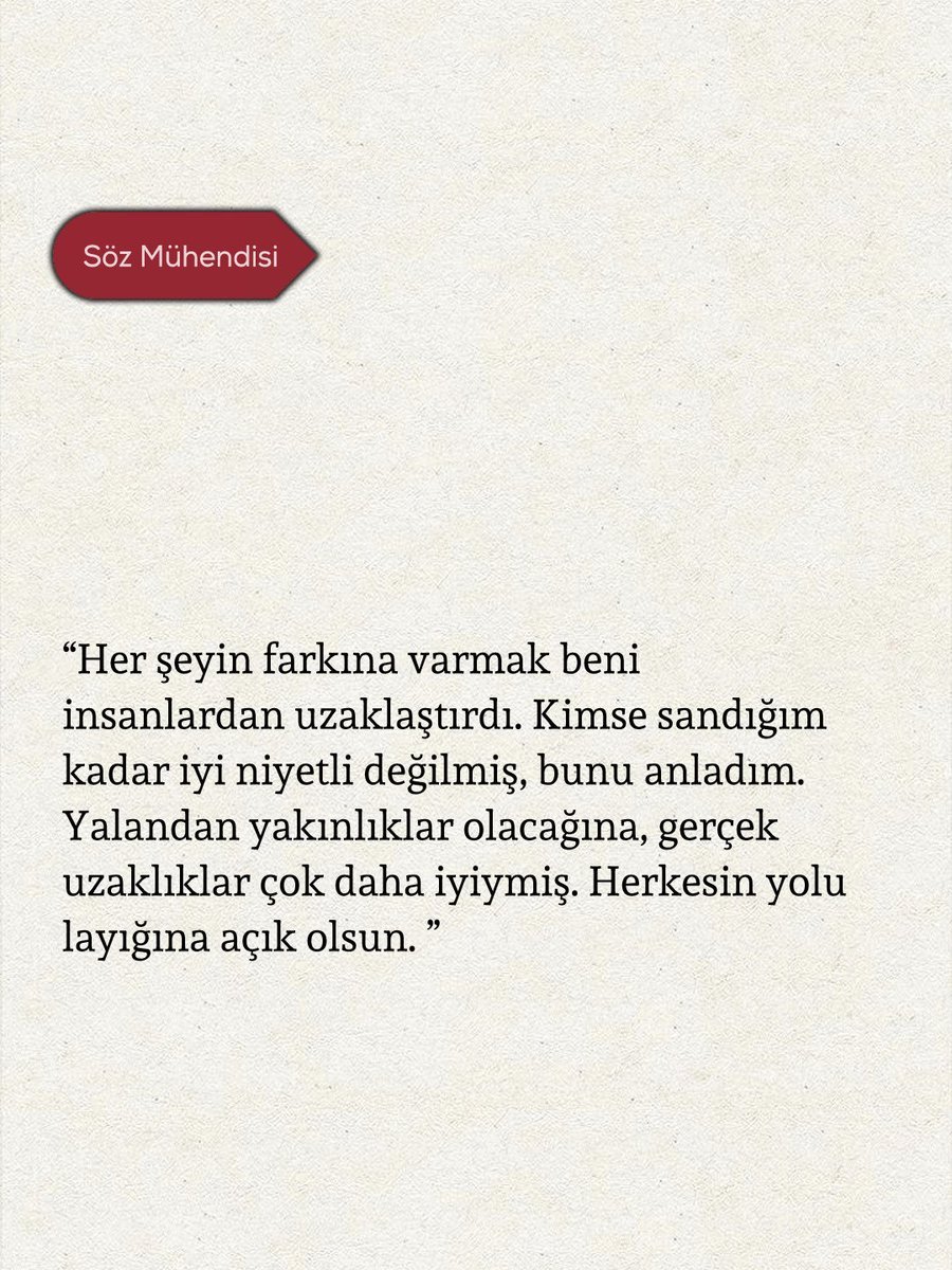 Son zamanlarda okuduğum en güzel yazı;