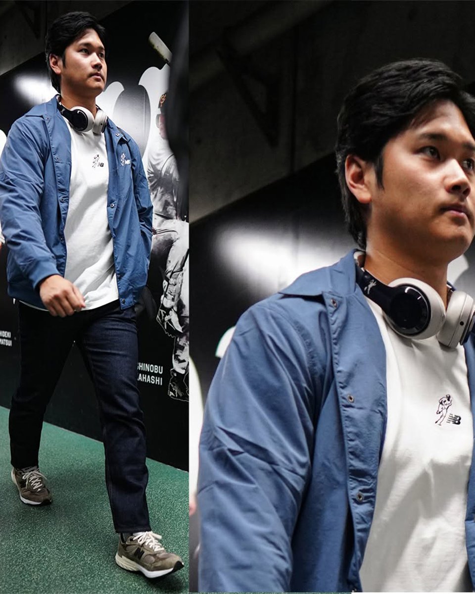 ドジャース 大谷翔平 が JJJJound × New Balance 993、New Balance