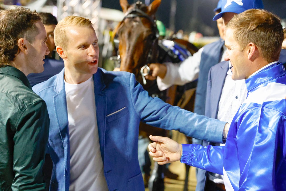 Club Menangle (@clubmenangle) on Twitter photo .<a href="/TommyBerry21/">Tommy Berry</a> is this week's special guest on The Menangle Angle.🎙🏇
Jessica Watkins and David Wonson catch up with Tommy ahead of the Golden Slipper on Saturday to discuss his rides and hear about his interest in harness racing.
Listen 👉 omny.fm/shows/the-spri… .<a href="/TommyBerry21/">Tommy Berry</a> is this week's special guest on The Menangle Angle.🎙🏇
Jessica Watkins and David Wonson catch up with Tommy ahead of the Golden Slipper on Saturday to discuss his rides and hear about his interest in harness racing.
Listen 👉 omny.fm/shows/the-spri…