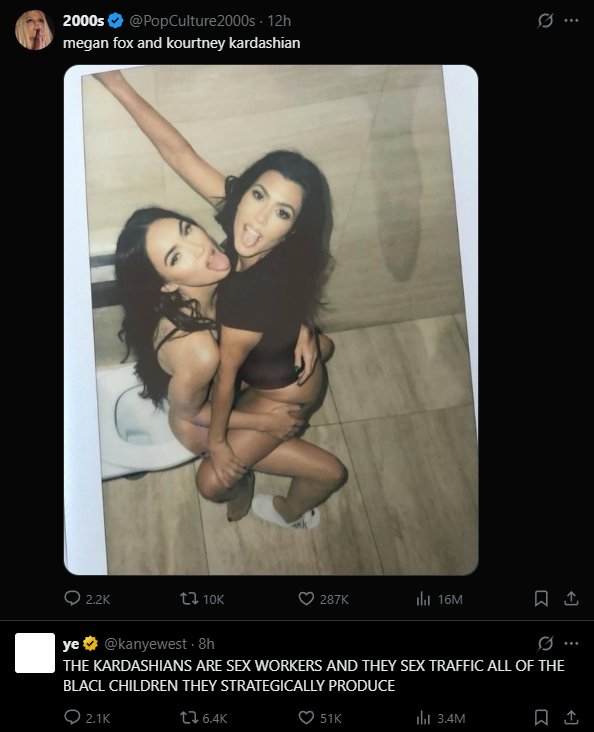 Kanye is onto something here