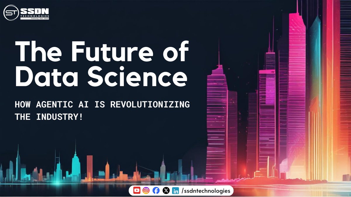 ssdntechnologie's tweet image. 🚀 The Future of Data Science: How Agentic AI is Revolutionizing the Game! 🤖
Want to learn Data Science with AI? Contact us today!
Reach us +91-999-911-1686
info@ssdntech.com
Website : ssdntech.com/data-science/d…
#datasciencecertifications #TechInnovation #GrokAI #FutureOfAI