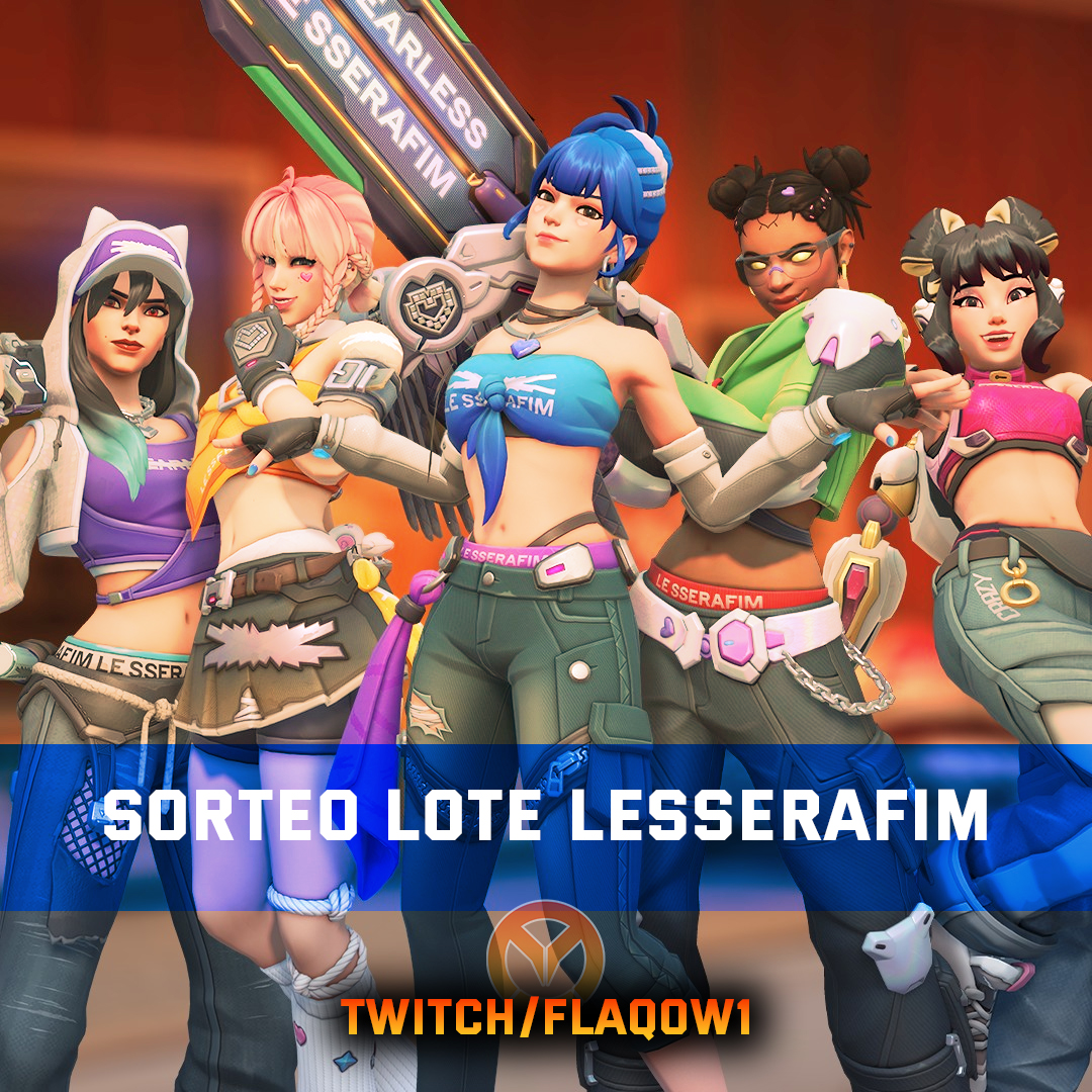🎁SORTEO MEGALOTE LESSERAFIM🎁
🎁MONEDAS DE OW Y MAS🎁
🎯AL CUMPLIRSE LA META✅

🌍SIGUEME EN twitch.tv/flaqow1
🌍youtube.com/@Overwatchenun…

💕Gracias a <a href="/OverwatchLATAM/">Overwatch</a> por los codigos💕 

#OW2Season15 #OverwatchCreator #OW2latam