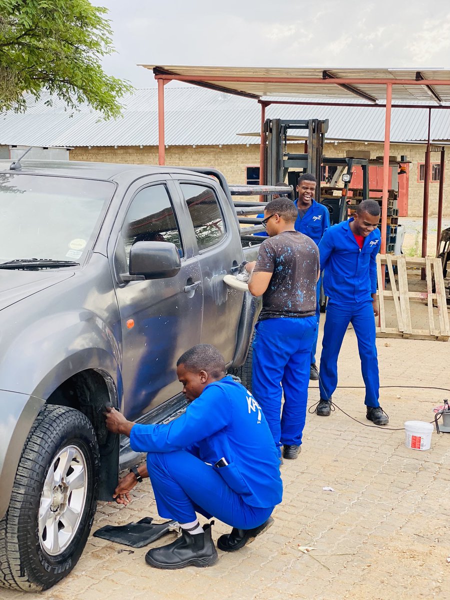 kayectrust's tweet image. 🚗 Automotive Team in Action! 🚗
We didn’t get a chance to chat with the automotive team, but we caught a glimpse of their exciting new project—painting a car! 🎨🔧
Can’t wait to see the final result! Stay tuned!
#AutomotiveTraining #HandsOnLearning #SkillsForLife #KAYECJourney
