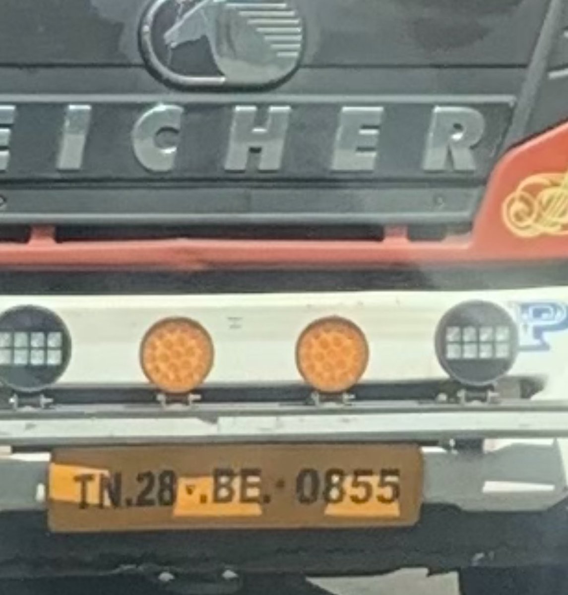 Dear <a href="/blrcitytraffic/">ಬೆಂಗಳೂರು ಸಂಚಾರ ಪೊಲೀಸ್ BengaluruTrafficPolice</a> 
Found this carrier jumping the service road to enter the wrong side of road adjacent to Chandapura flyover on Hosur Road 
He blocked the traffic for several minutes obstructing ambulances going towards Nayayana Hrudayalaya hospital
Please take severe action