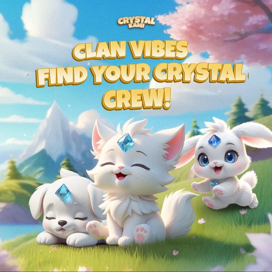 Building Magical Connections in Crystal Kami: Clan System Coming 🐾✨

As the ancient legends of Crystal Kami tell us, magical pets have always known that together, they can achieve so much more than alone. That's why we are developing the clan system to help them realize their