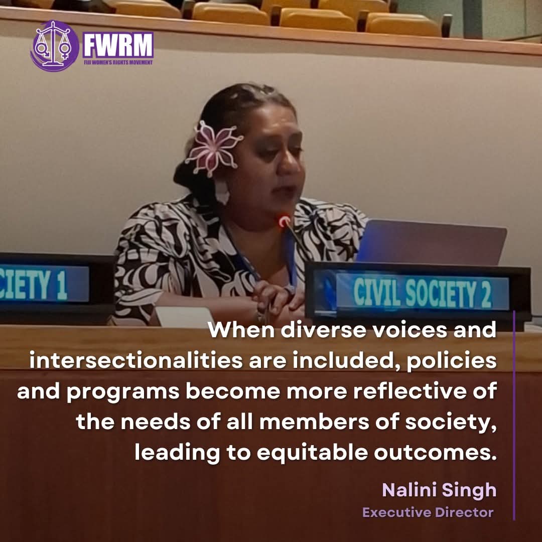 FWRM Executive Director, Nalini Singh spoke at the Interactive dialogue: Participation, accountability, and gender-responsive institutions" at #CSW69 organized by the UN Women. 

Details here: facebook.com/share/p/1ACniJ…