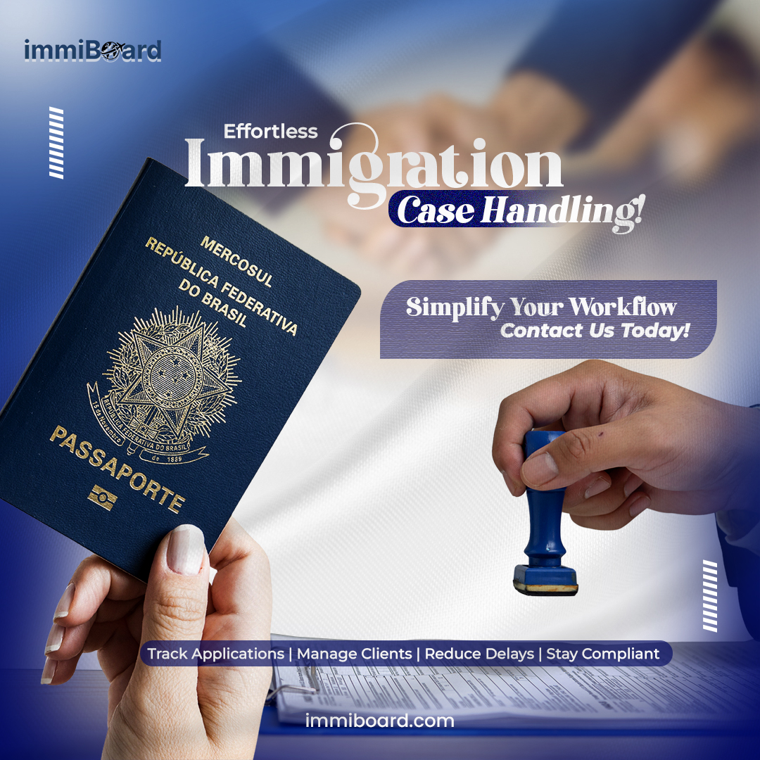 Helenanelson16's tweet image. Tired of manual processes? ImmiBoard, Immigration Case Management Software, helps immigration professionals stay organized, improve efficiency, and provide better service to clients. Visit Now: immiboard.com
#ImmigrationSoftware #CaseManagement #ImmiBoard