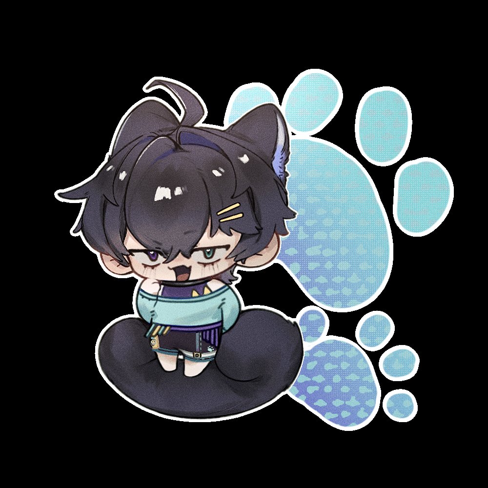 Ho_Lu_uwu's tweet photo. 超可愛的把你阿嬤賣掉2人組

還有丟給笨笨的AI 搞出來的動圖
繪師：@iii__OVO https://t.co/1K7oXz7Lsc