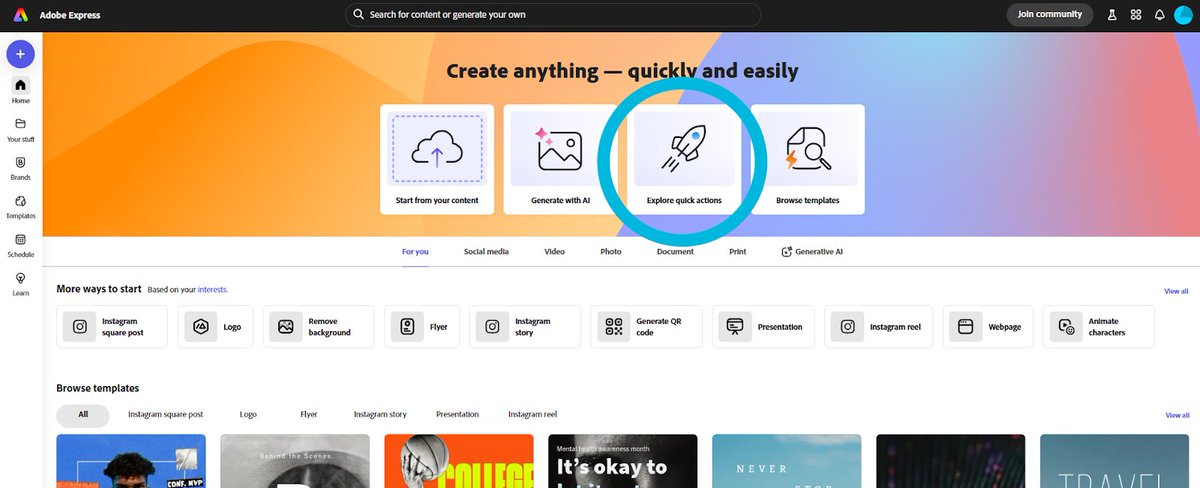 Nonprofits, creating powerful visuals just got easier!
With Adobe Express
Resize images, remove objects, translate docs &amp; design flyers!
Nonprofits can request 50 #AdobeExpress Premium licenses via BigTech - Nasscom Foundation at NO COST.

shorturl.at/Z0J4Z