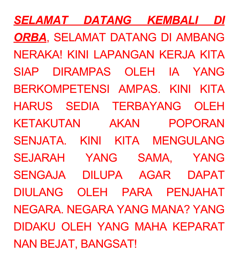 ANARCHODES's tweet image. Kita, barangkali, sudah tamat.

—

[ #TolakRevisiUUTNI #TolakDwifungsiTNI #IndonesiaGelap ]