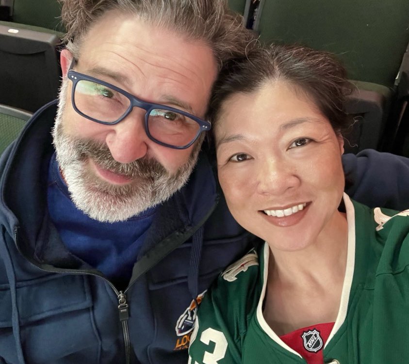 WaterfowlDoxies's tweet photo. A hockey game that doesn’t start until 8:30 pm on a school night? 🏒🥅 Only because it’s our anniversary & my 2 favorite teams! #Wild #Kraken #TwentyOneYears https://t.co/UksdF0uIWN