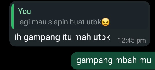 kok bisa anak kls 9 bilang begini😇