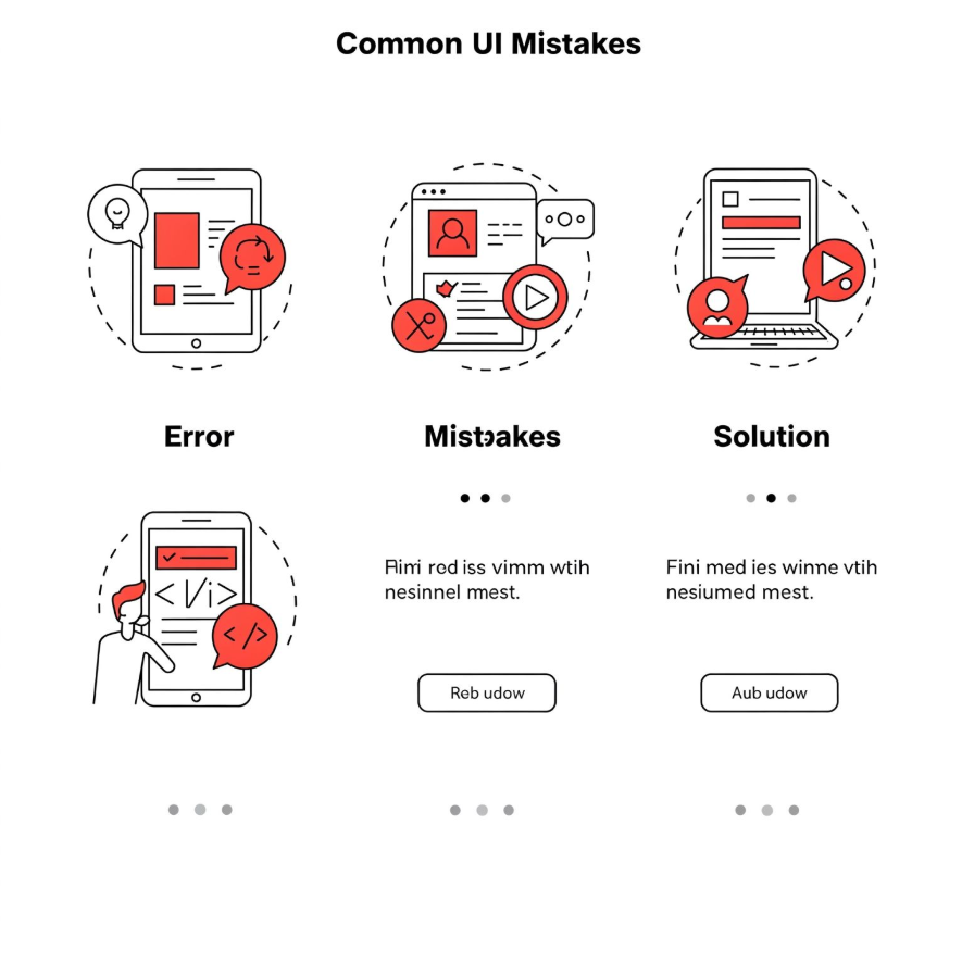 DesignWith_Asad's tweet photo. UI Mistakes &amp; Fixes 🚨

❌ Tiny Click Areas → ✅ Bigger buttons
❌ Too Many Fonts/Colors → ✅ Keep it simple
❌ Poor Hierarchy → ✅ Use contrast &amp; spacing
💡 Great UI is clear &amp; intuitive!
👉 What’s your biggest UI pet peeve? ⬇️
#UXDesign #UIDesign #DesignMistakes #UXTips https://t.co/PGeR7CoEeL