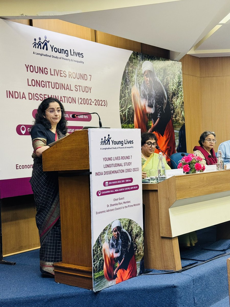 Young Lives India (@younglivesindia) on Twitter photo We are delighted to have <a href="/ShamikaRavi/">Prof. Shamika Ravi</a> , Member of the <a href="/EACtoPM/">EAC-PM</a> as the Hon’ble Chief Guest to disseminate the preliminary finishing d from the <a href="/yloxford/">Young Lives</a> Round 7 longitudinal study in India.
<a href="/RenusabSingh/">Renu Singh</a> We are delighted to have <a href="/ShamikaRavi/">Prof. Shamika Ravi</a> , Member of the <a href="/EACtoPM/">EAC-PM</a> as the Hon’ble Chief Guest to disseminate the preliminary finishing d from the <a href="/yloxford/">Young Lives</a> Round 7 longitudinal study in India.
<a href="/RenusabSingh/">Renu Singh</a>