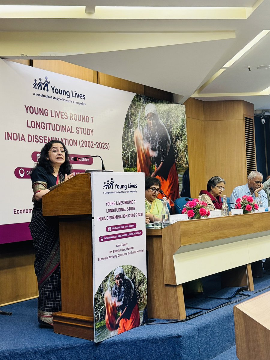 YoungLivesIndia's tweet photo. We are delighted to have @ShamikaRavi , Member of the @EACtoPM as the Hon’ble Chief Guest to disseminate the preliminary finishing d from the @yloxford Round 7 longitudinal study in India.

@RenusabSingh https://t.co/yJxuZDrTJn