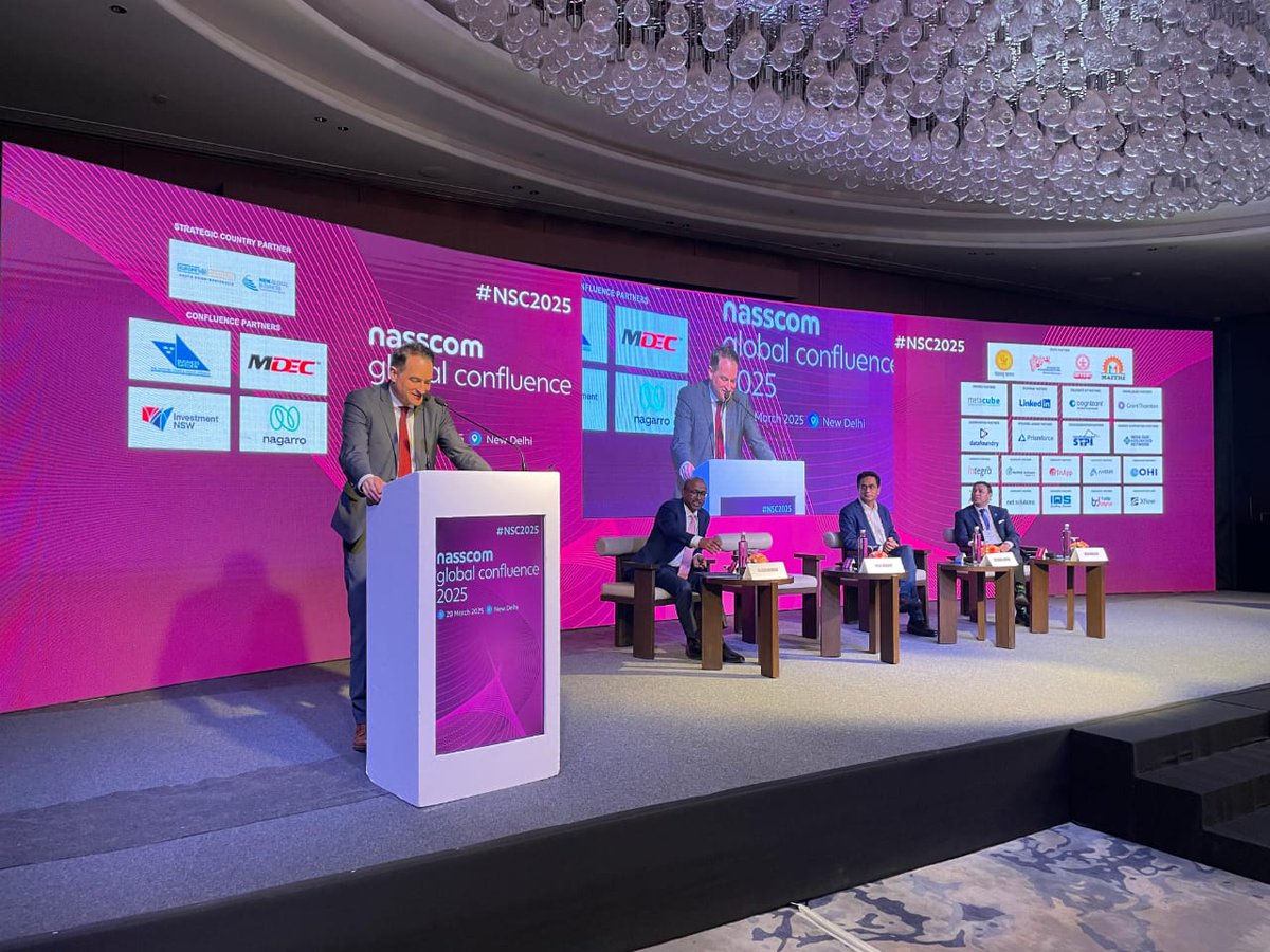 India &amp; Germany: A global alliance for the future.  

At Nasscom Global Confluence, <a href="/NeugartFelix/">Felix Neugart</a>, CEO, NRW Global Business, highlighted how Indian tech talent and enterprises are making a mark in Europe and beyond. With new opportunities for co-creation, a thriving startup