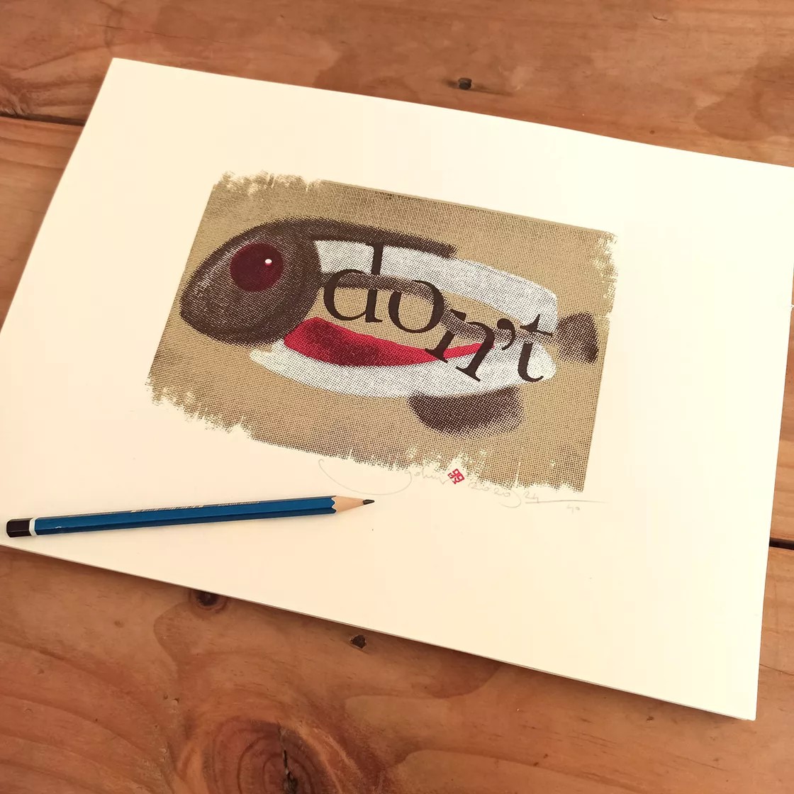 gokoroko's tweet image. Check out this artwork on Artfinder: Don&apos;t (2020) Screenprint by Gökhan Okur #makingartwork via @artfinder #screenprinted #screenprinting #printmaking #typography #art
.
.
.
artfinder.com/product/dont-5…