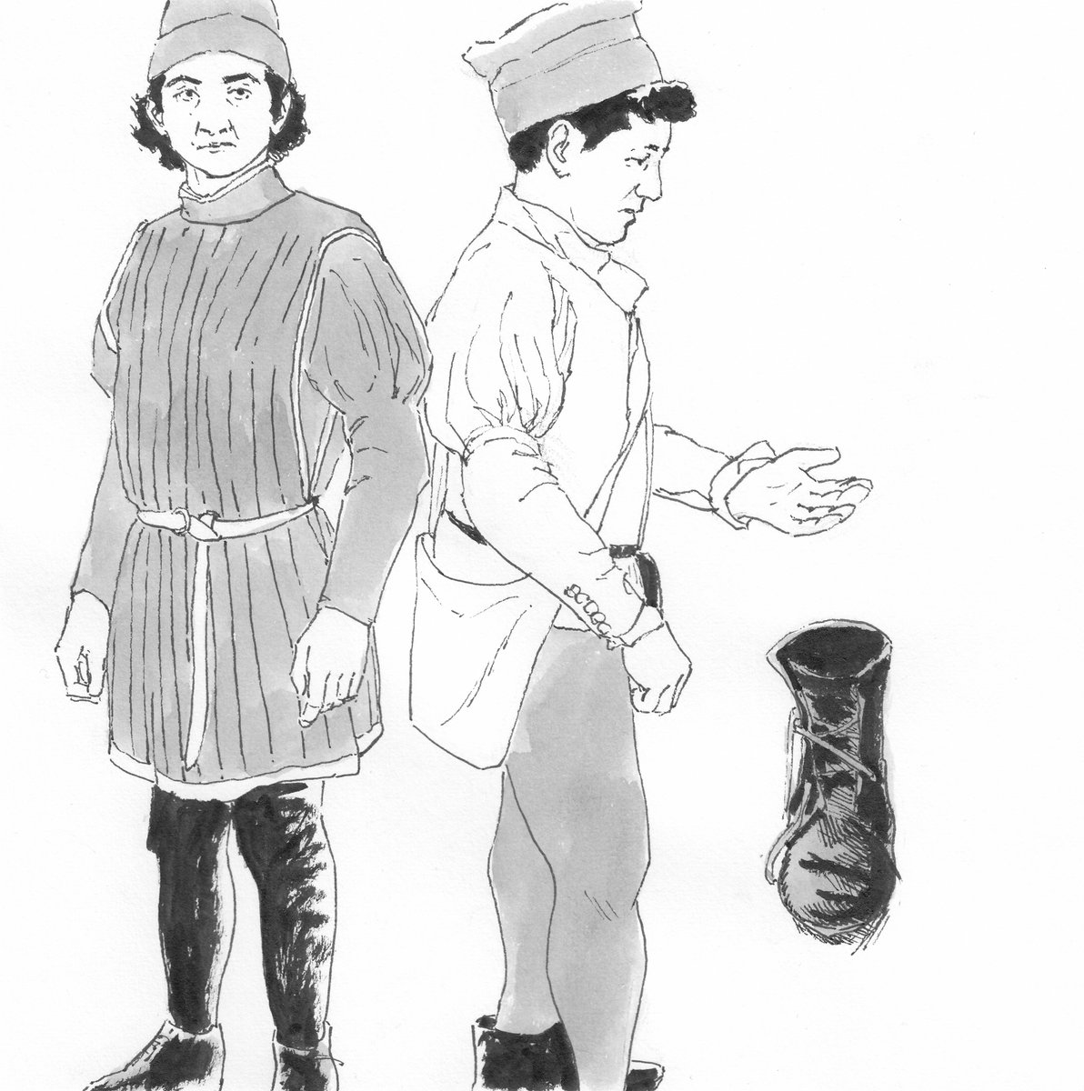 JeromeCorsi's tweet photo. Renaissance Outfit Practice
While I'm searching for ideas for a next illustration, I think I'll continue widening my studies for a time, I hope you will like them!
#illustration #drawingink #sketchbook #sketchbookdrawing #inkdrawing #drawing #pencildrawing #inksketch #draweveryday #sketchaday #sketchdaily #inkandpaper #draw