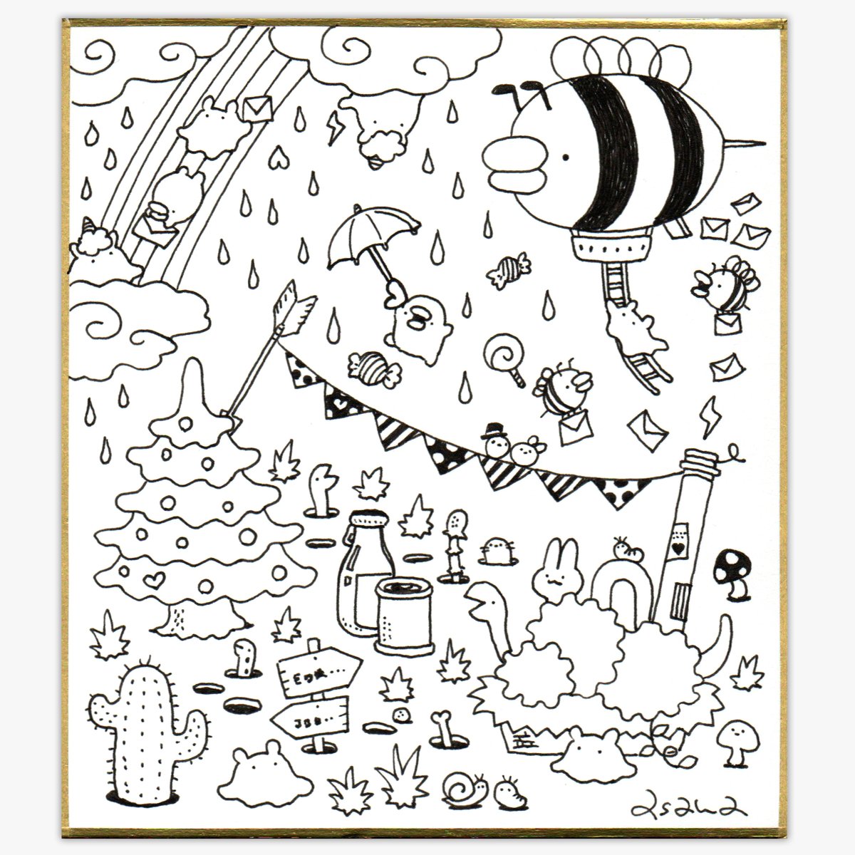 絵の中にハートが5つ!どーこだ?
#Heartreasure 
