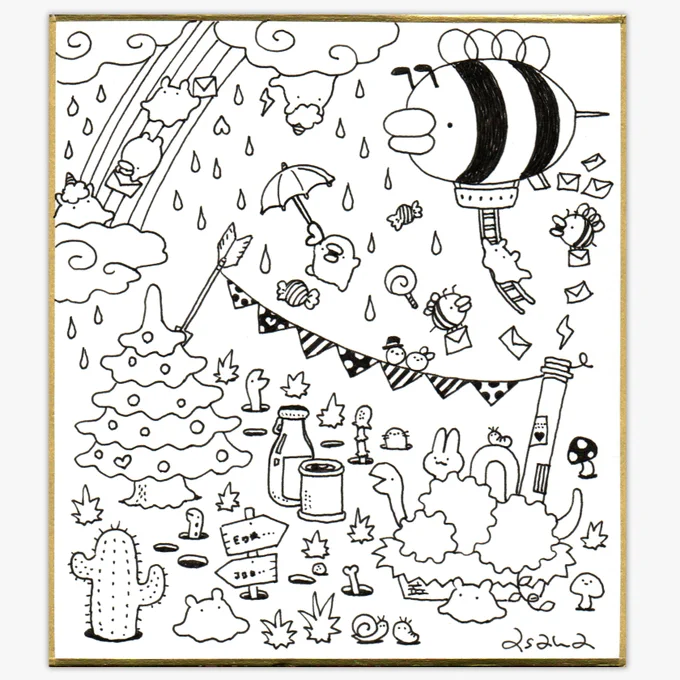 絵の中にハートが5つ!どーこだ?
#Heartreasure 