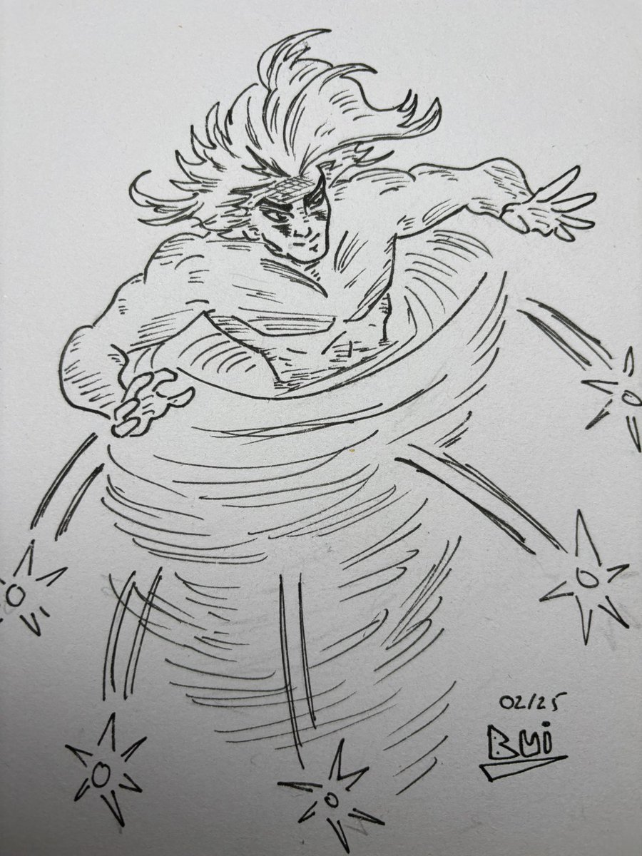 GregoryBui's tweet photo. Dessin rapide de Riptide
#quicksketch #fanart #riptide #janosquested #gregorybui #marvel #xmen #marauders #supervillain #mutant #spin #drawing #shurikens #evilmutants https://t.co/gG2d9cjLou