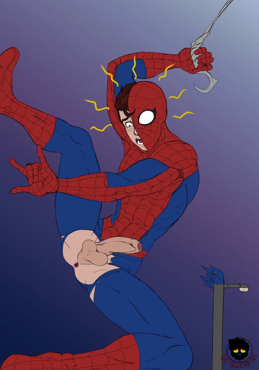 [MARVEL] Spider-Flasher!
Eddie Brock gets the perfect shot for the Bugle 

#Marvel #Spiderman #PeterParker #NSFW #Yaoi #WardrobeMalfunction