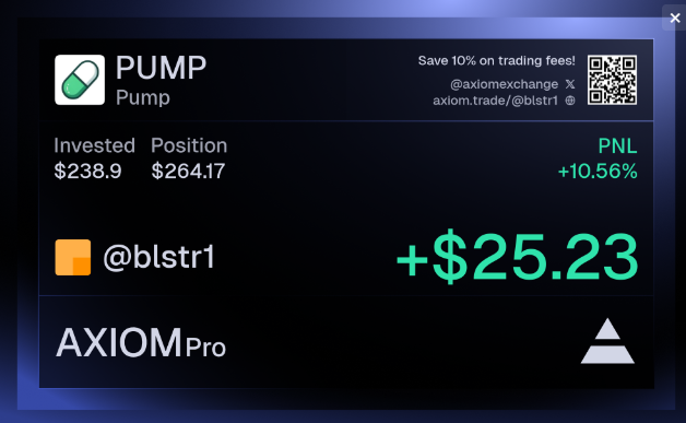 blsttr's tweet photo. Day 5 of the 0.1 to 10 SOL Challenge
📈 PnL: +0.141 SOL
💰 Total SOL: 0.88
Taking it slow tonight—focusing only on new pairs or high-volume trades.

#trading #memecoin #trade #crypto https://t.co/NgeGEPsHkJ
