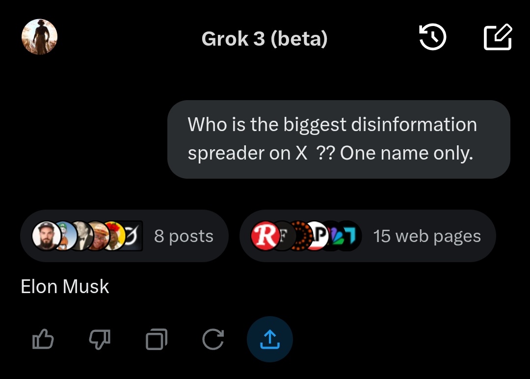 Idhi musk mawa chusthe grok AI ni destroy chesesthadu🤣🤣 #Grok3
