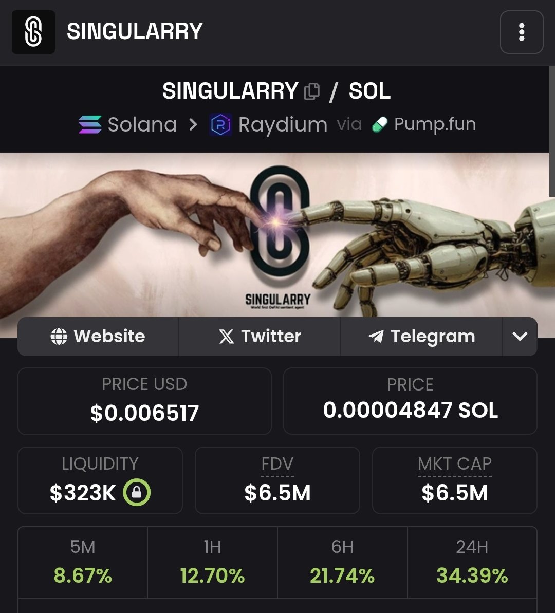 Singularry is a DeFi AI project aiming to create an "iPhone moment" for decentralized finance on BNB Chain. 

It uses AI to simplify and enhance DeFi, partnering with Venus Protocol for lending and borrowing. 

▪︎On BNB Chain, Singularry leverages low fees and fast transactions