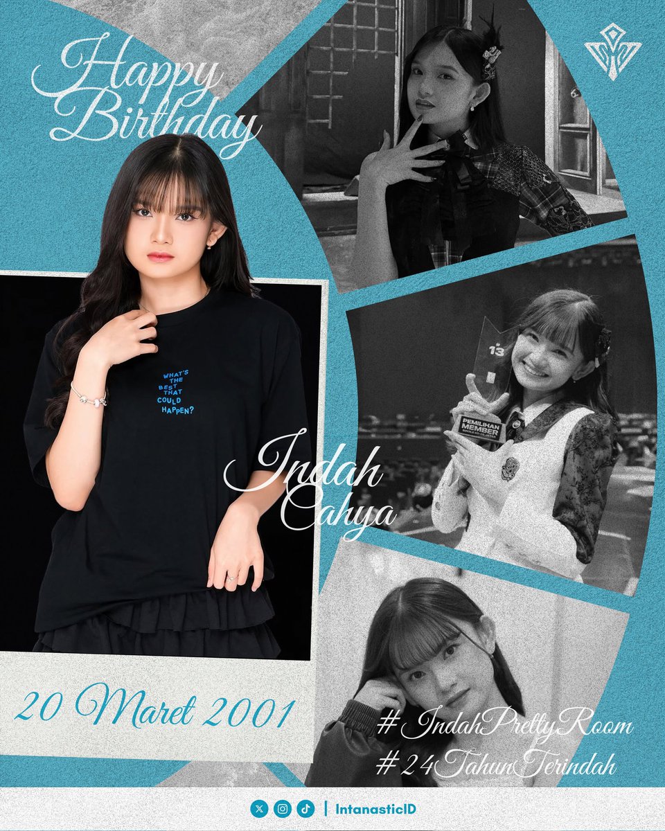 Intanastic_id's tweet image. Happy birthday kak @C_IndahJKT48 

Gadis yang menciptakan cerita penuh warna dan harapan yang menghiasi dunia dengan keindahan dan kebaikan

Semoga diumur yang baru ini dipenuhi dengan kebahagiaan, kesuksesan dan kesehatan

#IndahPrettyRoom 
#24TahunTerindah