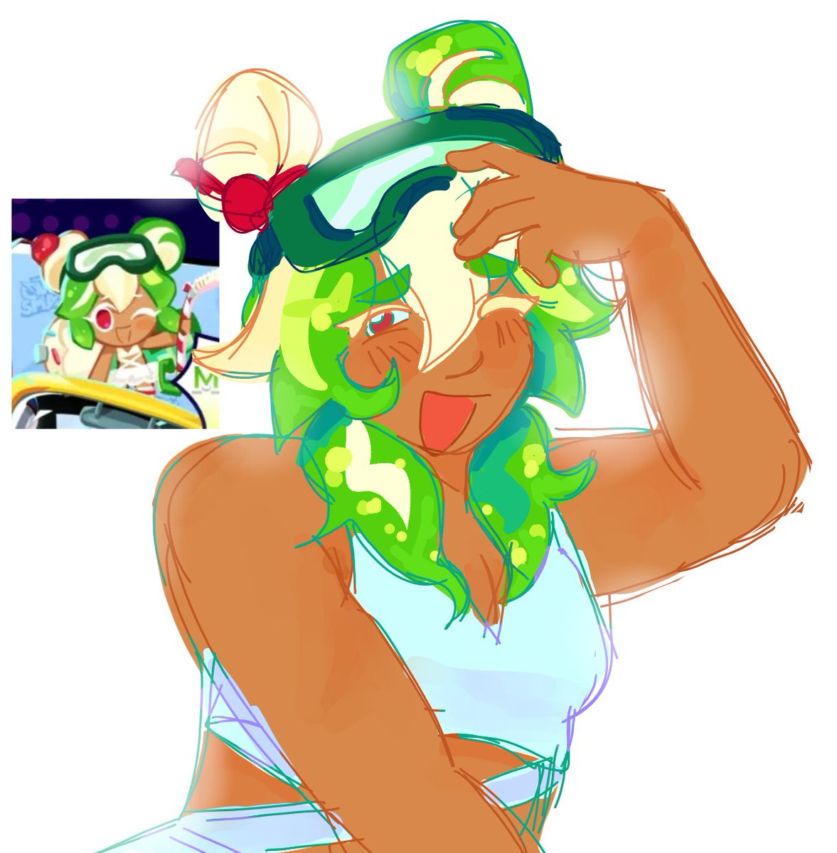 M00NBUGGIES's tweet image. i really really really reallllyyyyyy like her #ovensmash