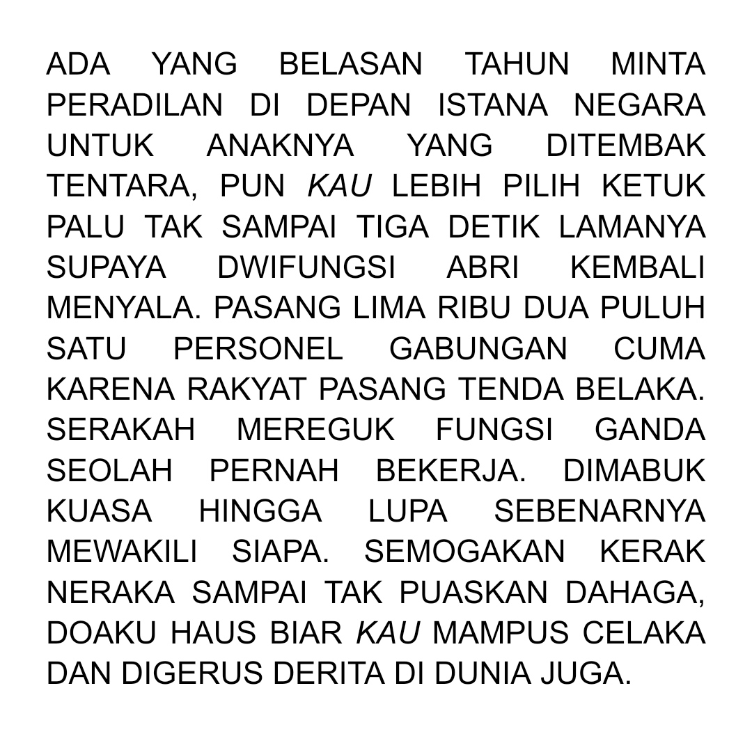 drnkdzd's tweet image. #TolakUUTNI