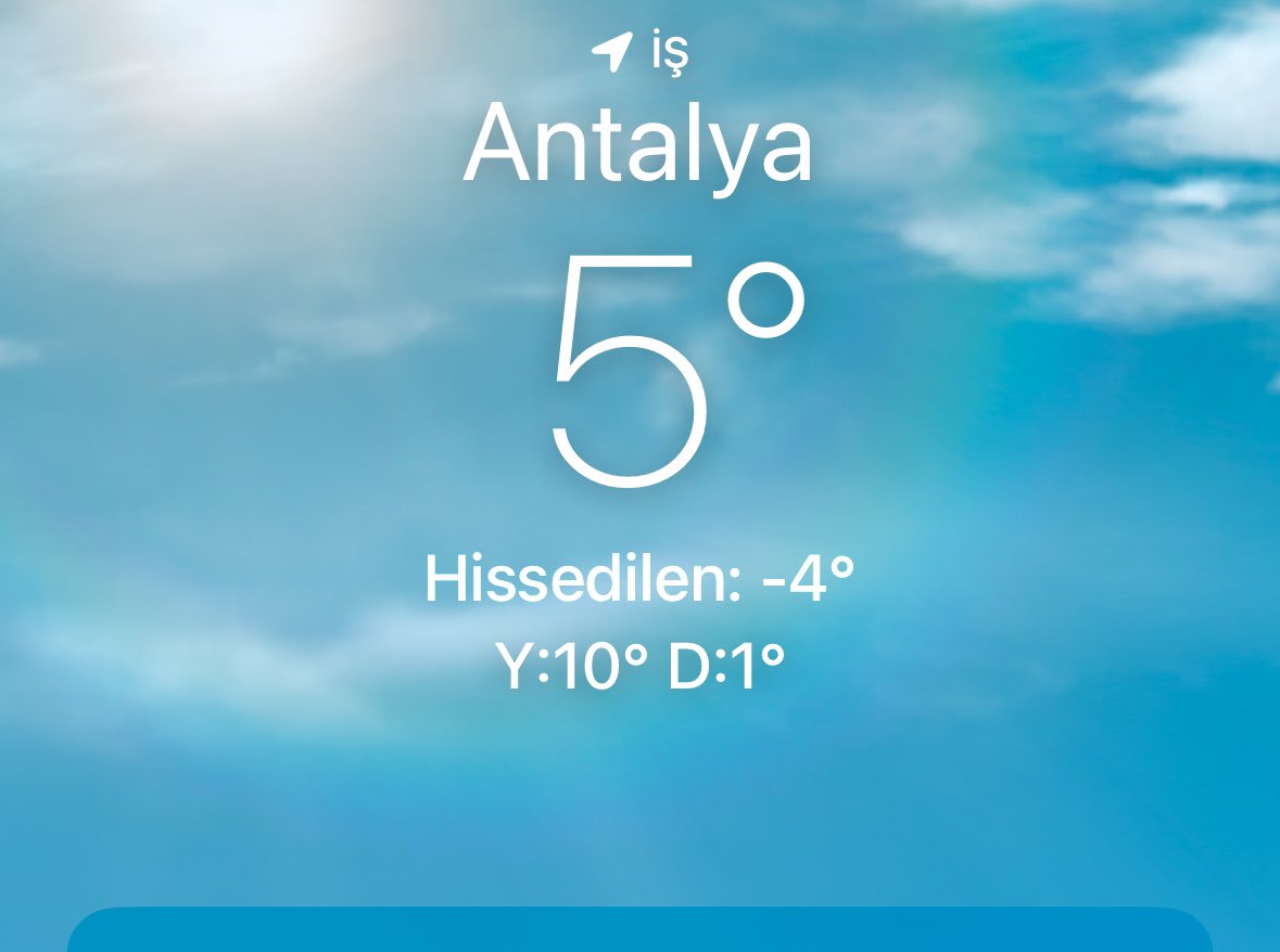 30 derecen 5 günde nasıl -4’e düştü, inanılmaz ya