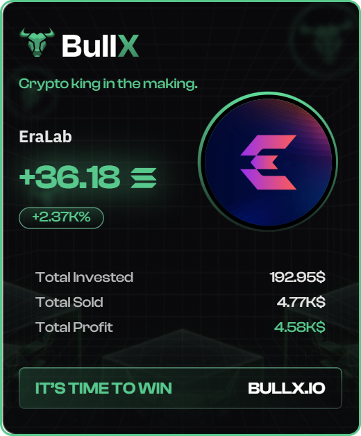 A few hours ago this trader bought $192 worth of $ERALAB and sold $4,770 so far, with $20,000 remaining!

Trade here 👉🏻 neo.bullx.io/p/cryptohawk

Wallet: ExEsCieLEa8qeb8Pr7TeHsd2SBjnZ87ivafQh65ZJti8

$ERALAB: HAUWqZTnQNhSqC3AG4GYtuoqTZMi3ywvgqWMyKC7pump