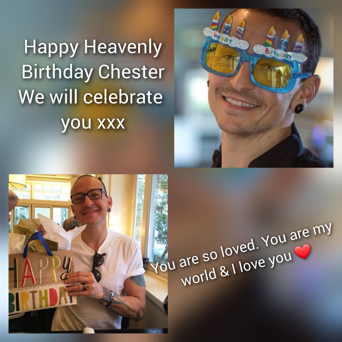 BinneyLouise's tweet image. Chester Bennington
Happy Heavenly Birthday beautiful man. I hope you're up there singing to the angels ๐ I miss you incredibly โค๏ธ